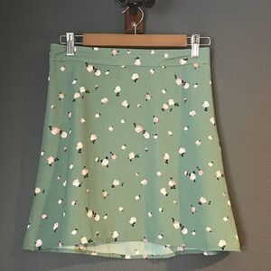 BP Floral Green Skirt